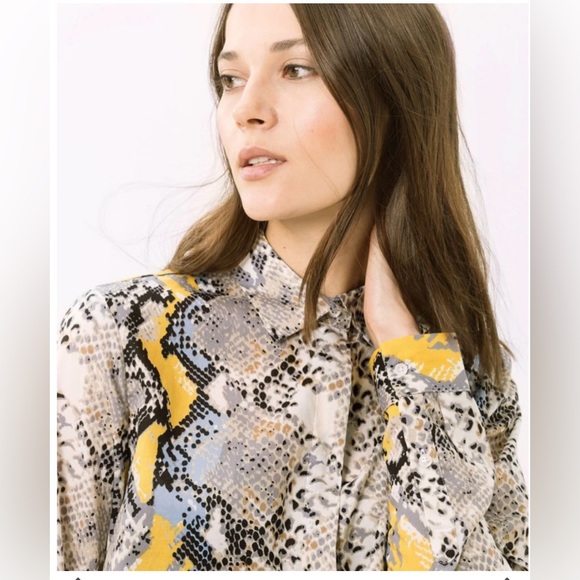 Brax Feel Good snakeskin button up long sleeve shirt - Picture 2 of 12